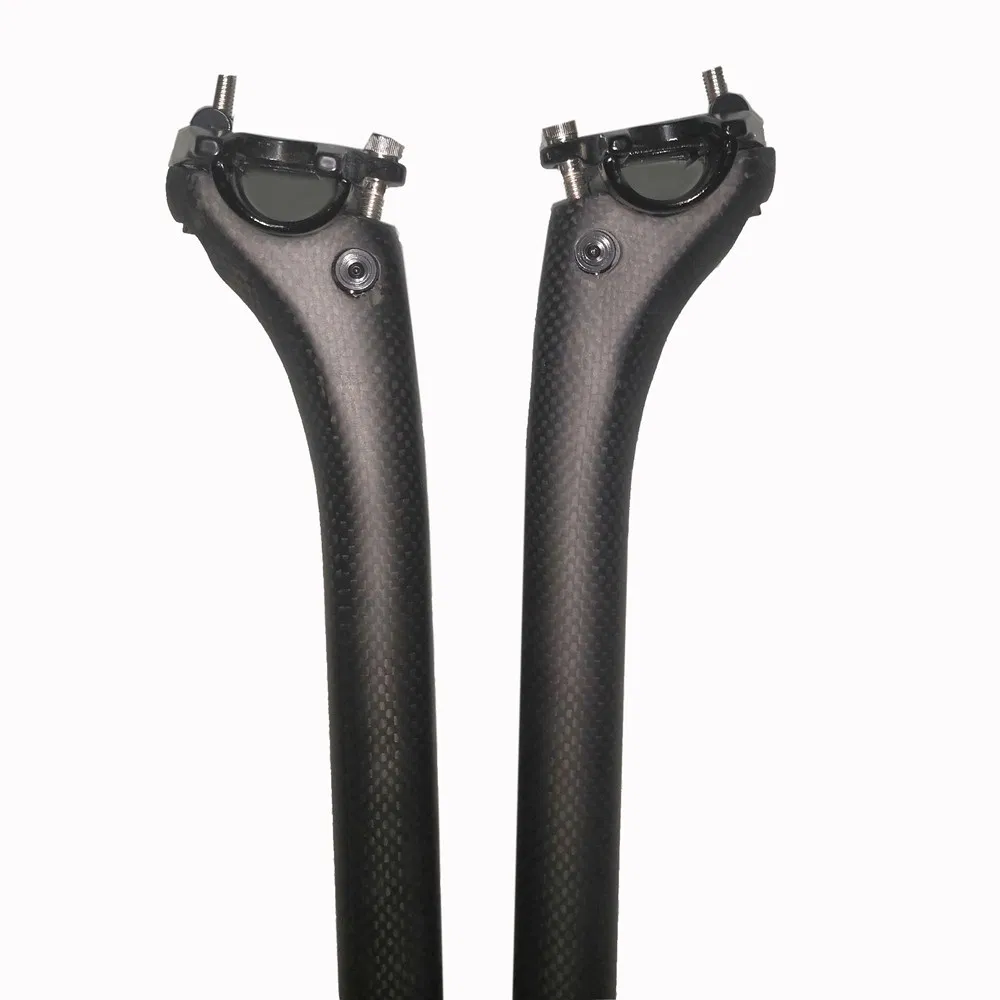 Bicycle Seat Tube 27.2//30.8/31.6mm Matte/Gloss 3K Carbon Fiber MTB/Road Bicycles Carbon Fiber Seat Post Light Seat 400mtube3m50