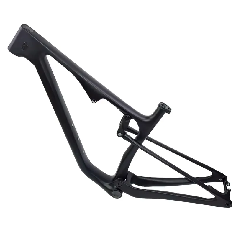 Carbon Fiber Frame Mountain Bike Bicycle Softtail Shock Thru Shaft 29er off-Road Speed Drop 27.5er