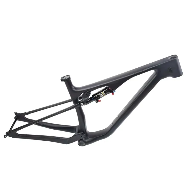 Carbon Fiber Frame Mountain Bike Bicycle Softtail Shock Thru Shaft 29er off-Road Speed Drop 27.5er