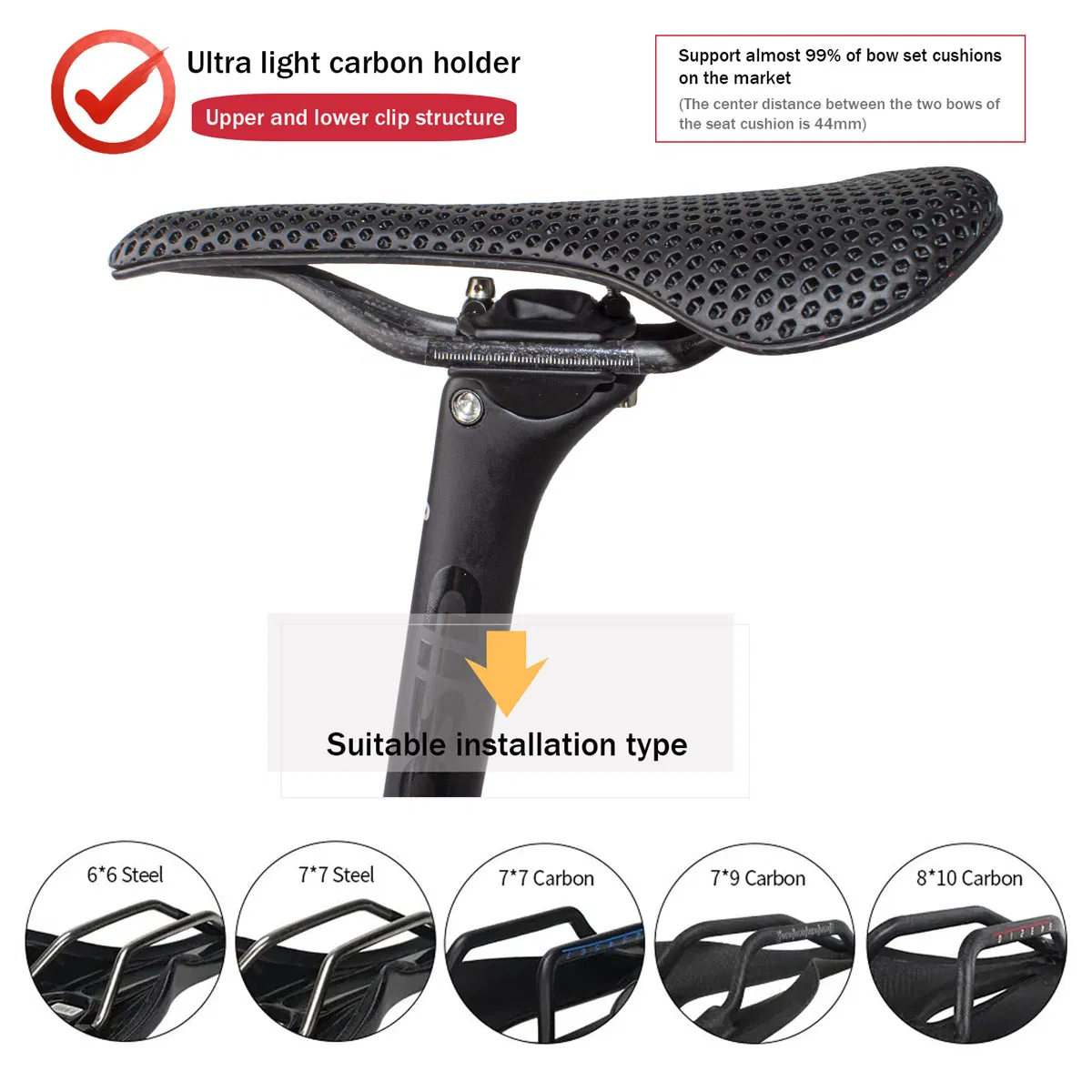 Giclibi Carbon Seat Post MTB Road Bike Seatpost Drop Handle Bar