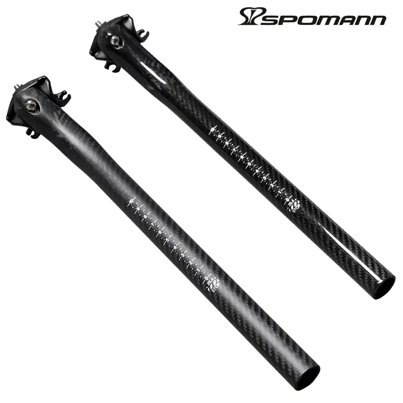 Mountain Bike Seatpost Road Bicycle Seat Lever MTB Fiber Carbon Tube 27.2 / 30.8 / 31.6 mm