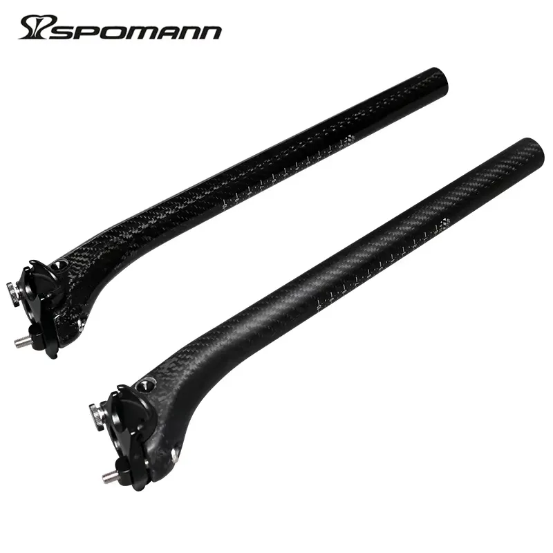 Mountain Bike Seatpost Road Bicycle Seat Lever MTB Fiber Carbon Tube 27.2 / 30.8 / 31.6 mm