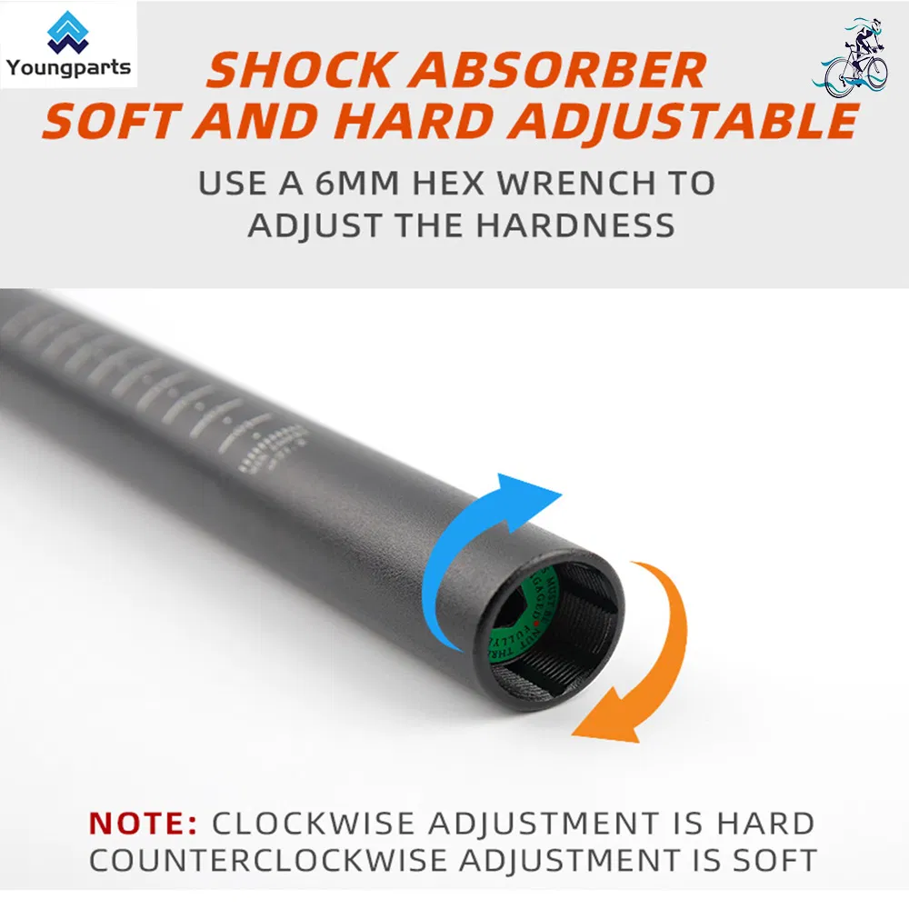 Youngparts Bike 7075 Alloy Seat Post Adjustable Seatpost 30.9/31.6mm Remote Control Dropper Seatpost Internal Routing/External Routing